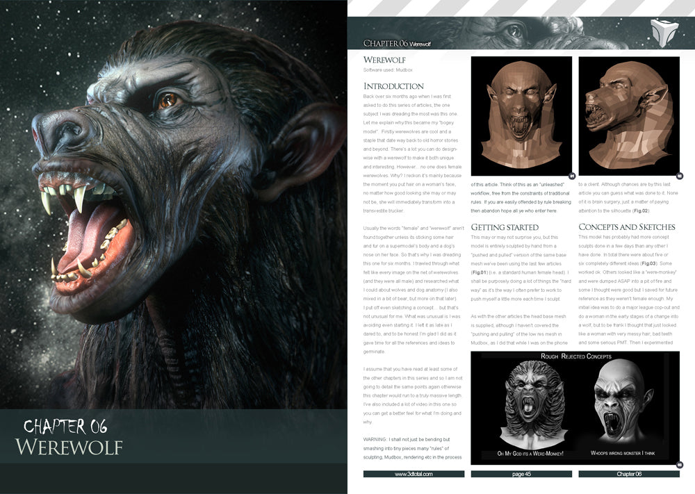 Wayne Robson's Mudbox Character Creations (Download Only)