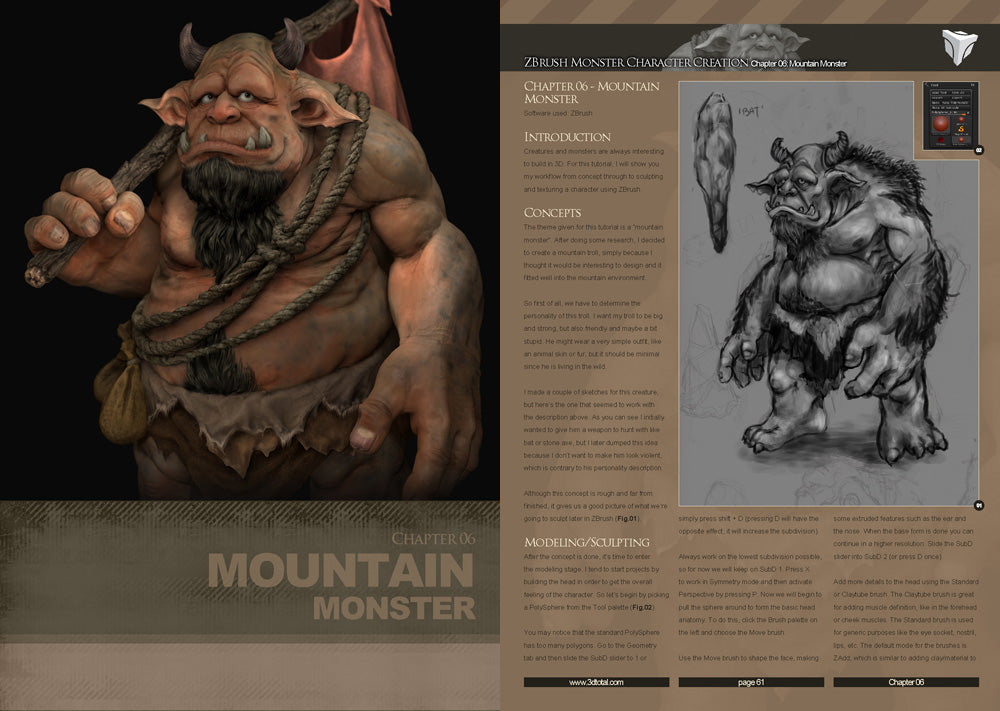 3DTotal's ZBrush Monsters (Download Only)