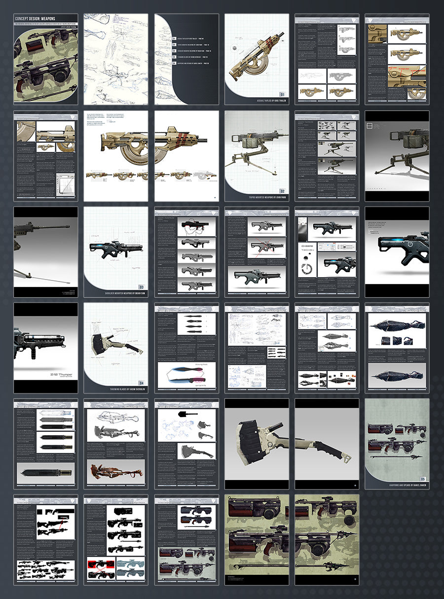 Concept Design: Weapons (Download Only)
