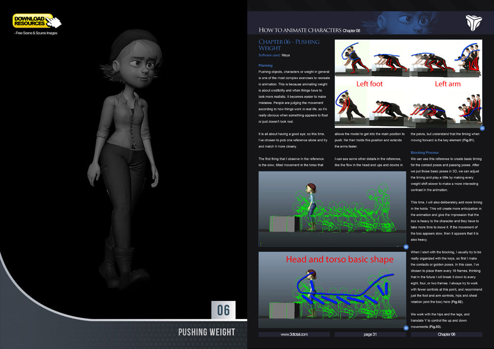 How to animate characters (Download Only)