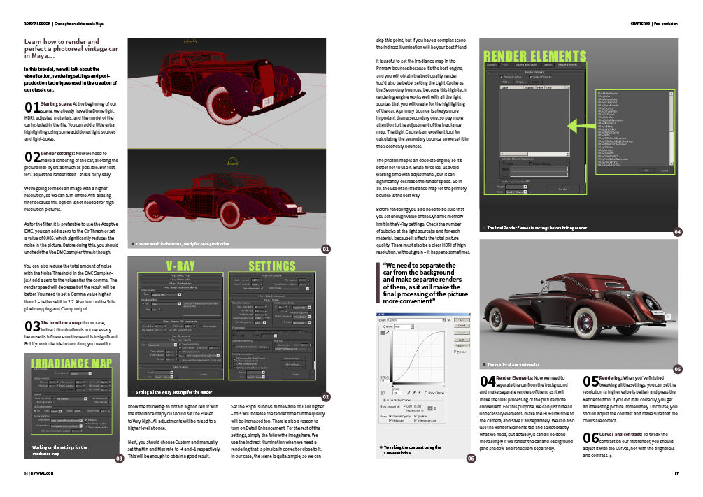 Create photorealistic cars in Maya (Download Only)