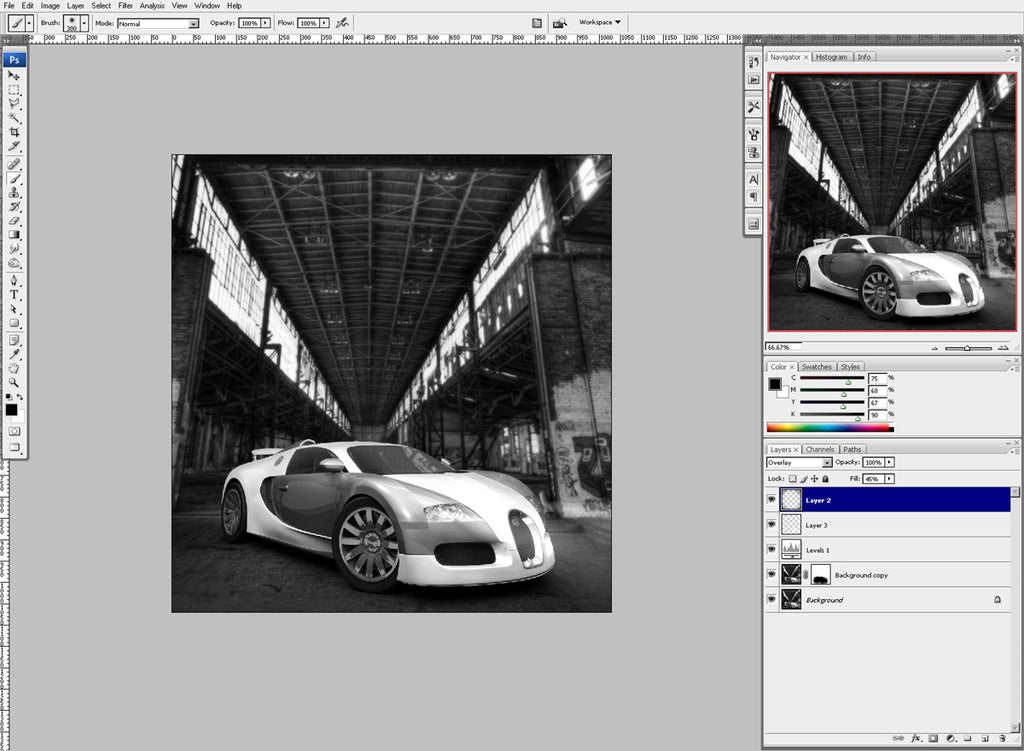 Bugatti Veyron - Cinema 4D (Download Only)