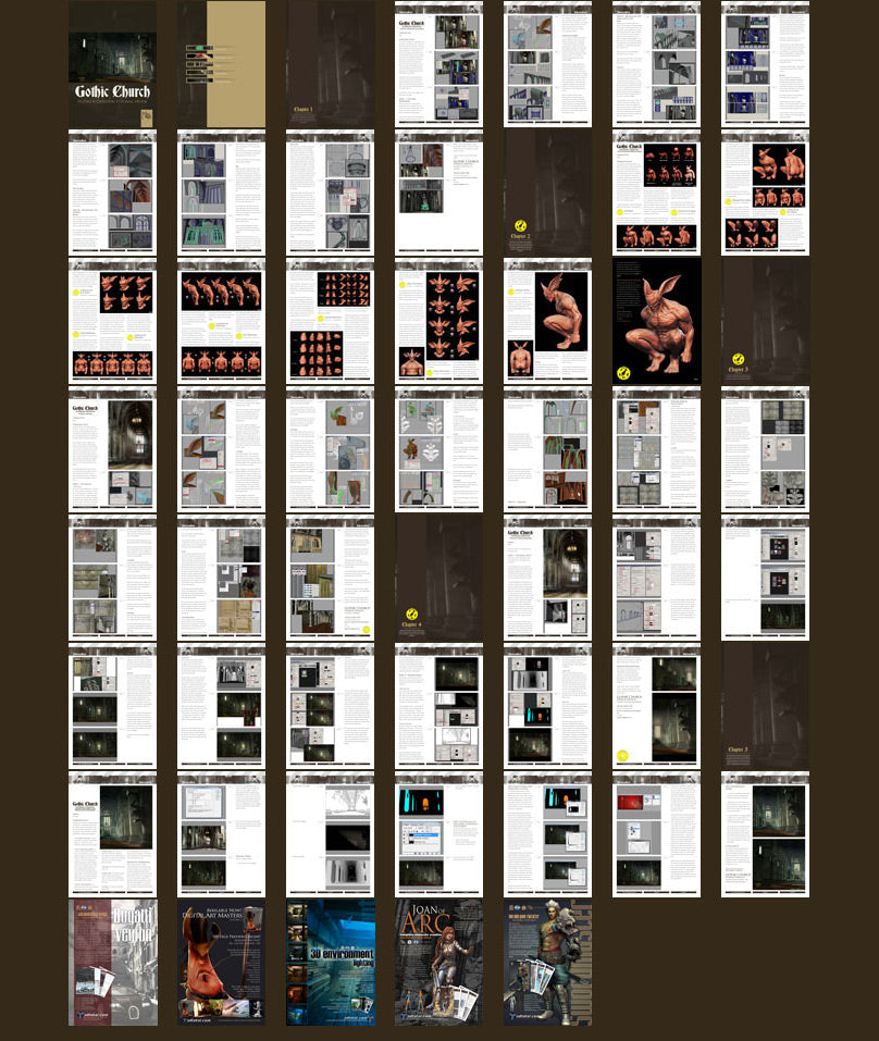 Gothic Church Interior Creation - Maya (Download Only)