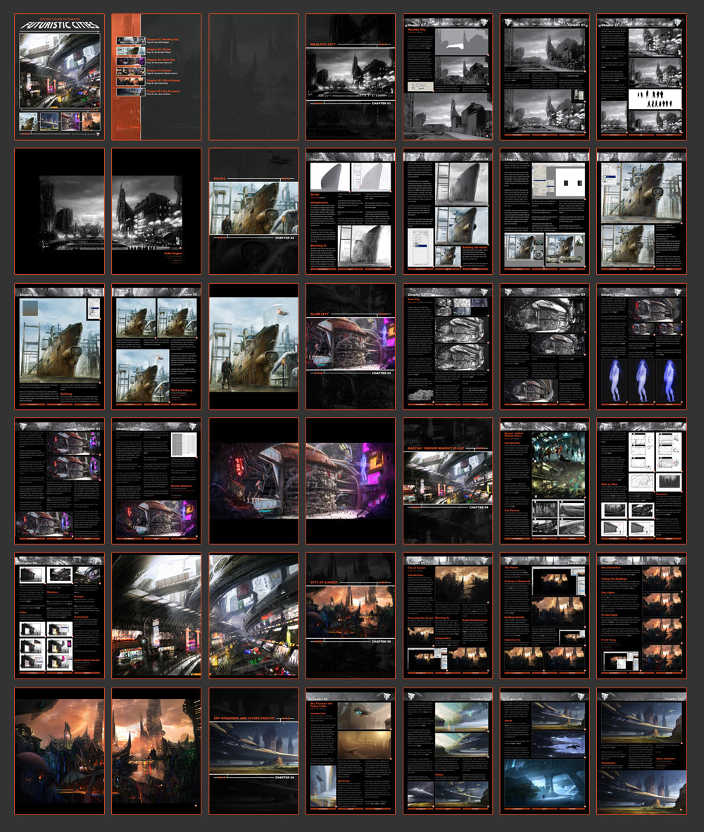 3DTotal's Painting Futuristic Cities (Download Only)