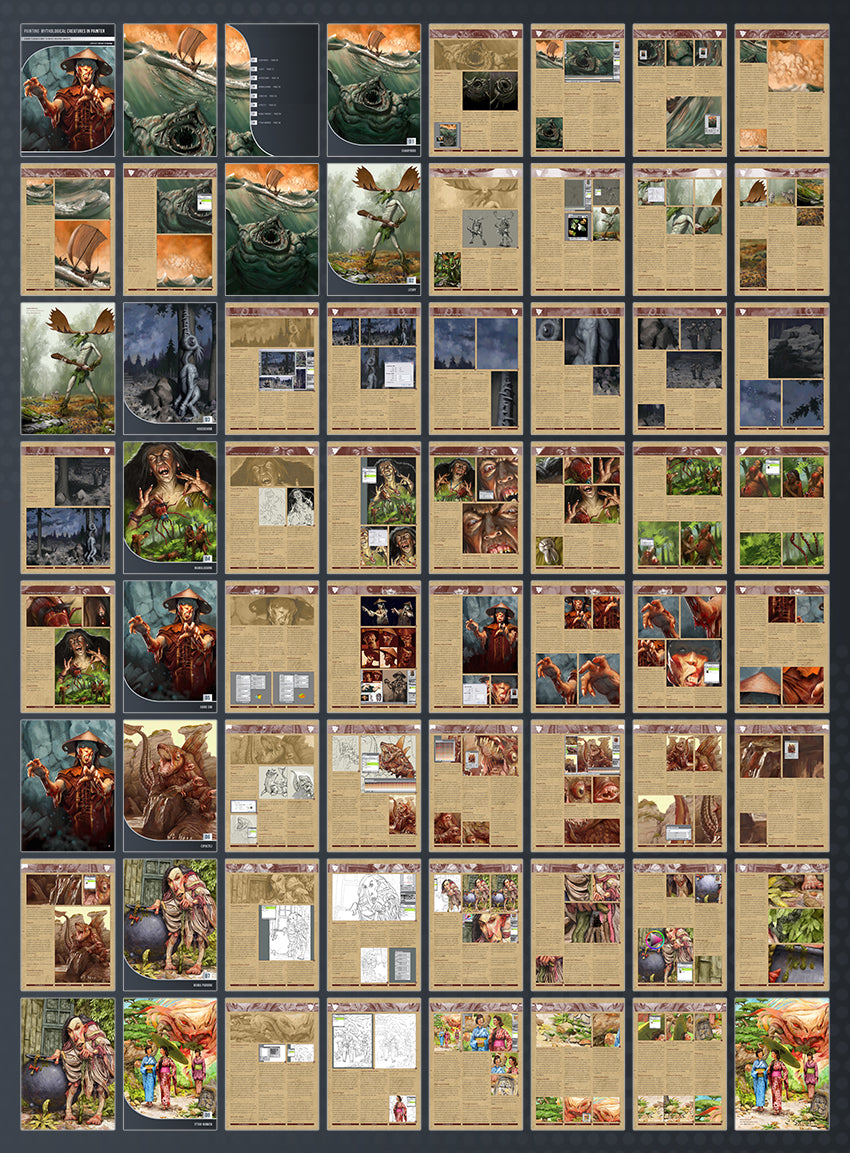 Painting Mythological Creatures in Painter (Download Only)