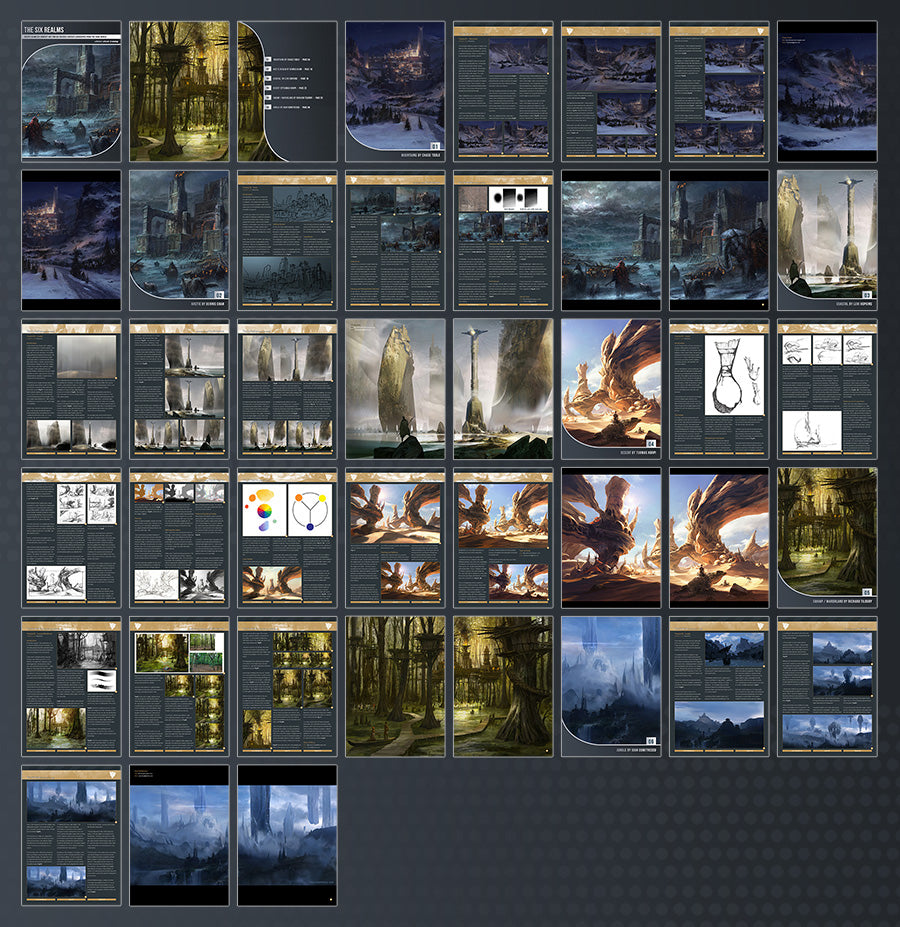 Learn to paint fantasy landscapes in Photoshop (Download Only)