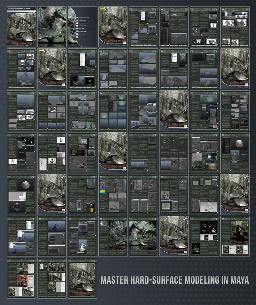 Master hard-surface modeling in Maya (Download Only)