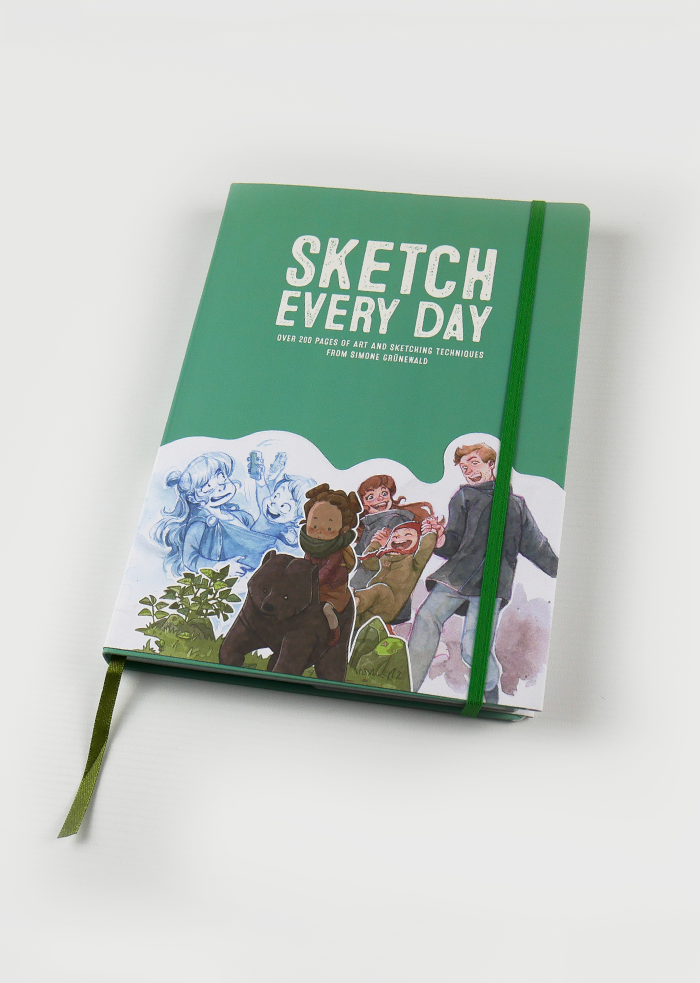 Sketch Every Day - Simone Grünewald - with signed bookplate Sketch Every Day - Simone Grünewald - with signed bookplate