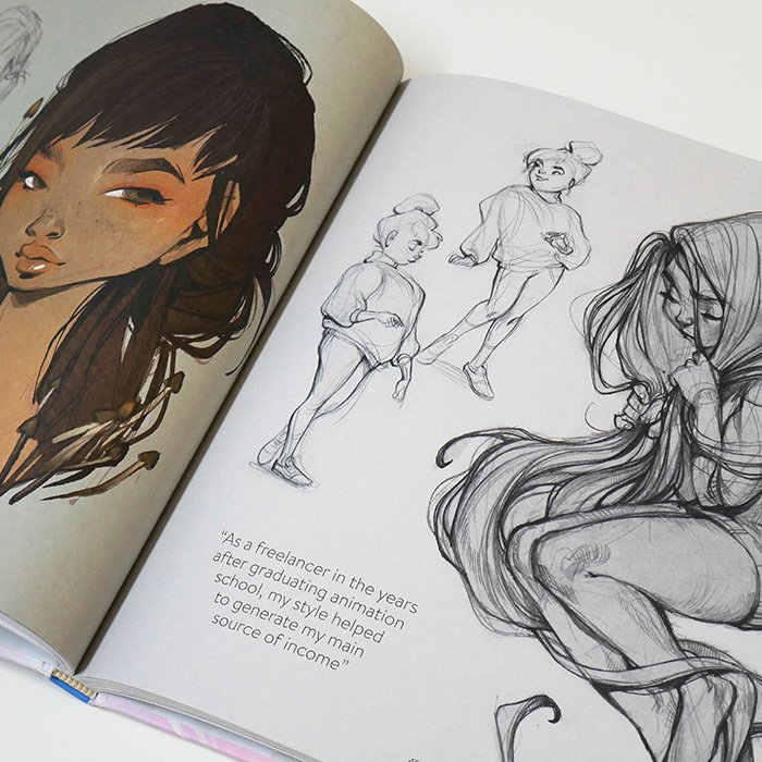 The Sketchbook of Loish - with signed bookplate